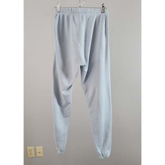 LAUREN MOSHI // ltd ed dola rainbow peace skull blue vintage feel pocket joggers - Picture 7 of 15